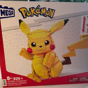 NEW MEGA Pokémon Jumbo Pikachu Building Set | 806 Pieces | 12” Tall